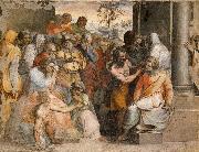 Perino Del Vaga THe Justice of Seleucus painting